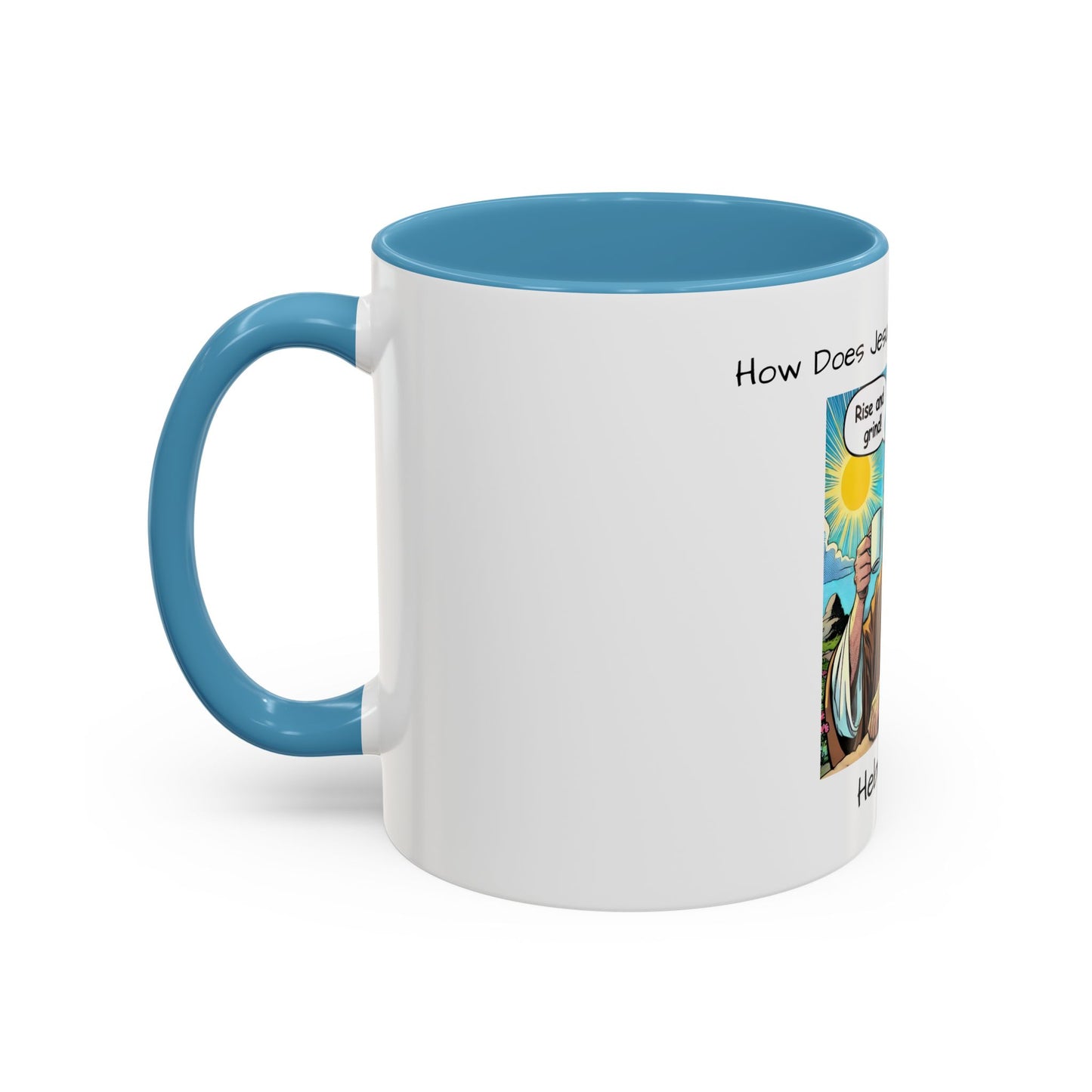 "Hebrews Accent Coffee Mug" (11, 15oz)