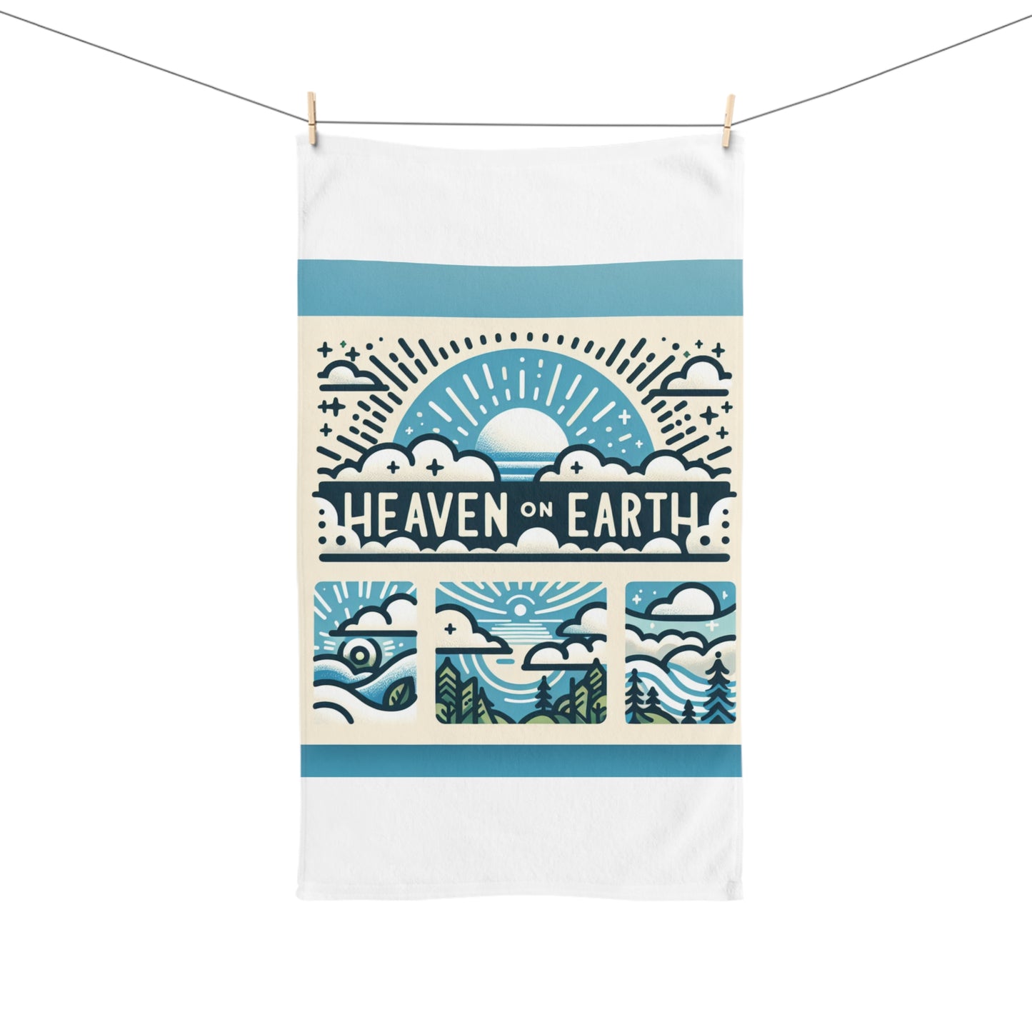 Heaven on Earth Hand Towel