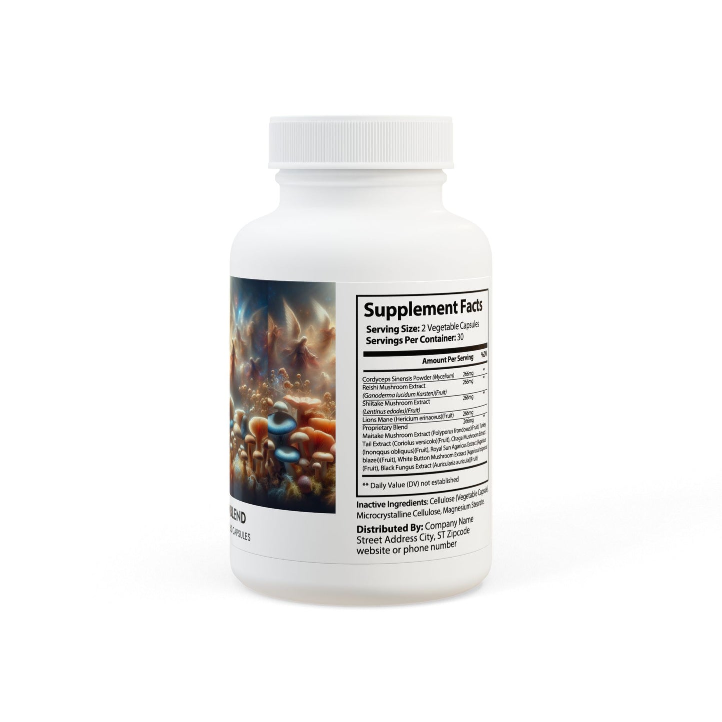 Heaven on Earth Mushroom Blend Supplement (60 Capsules)