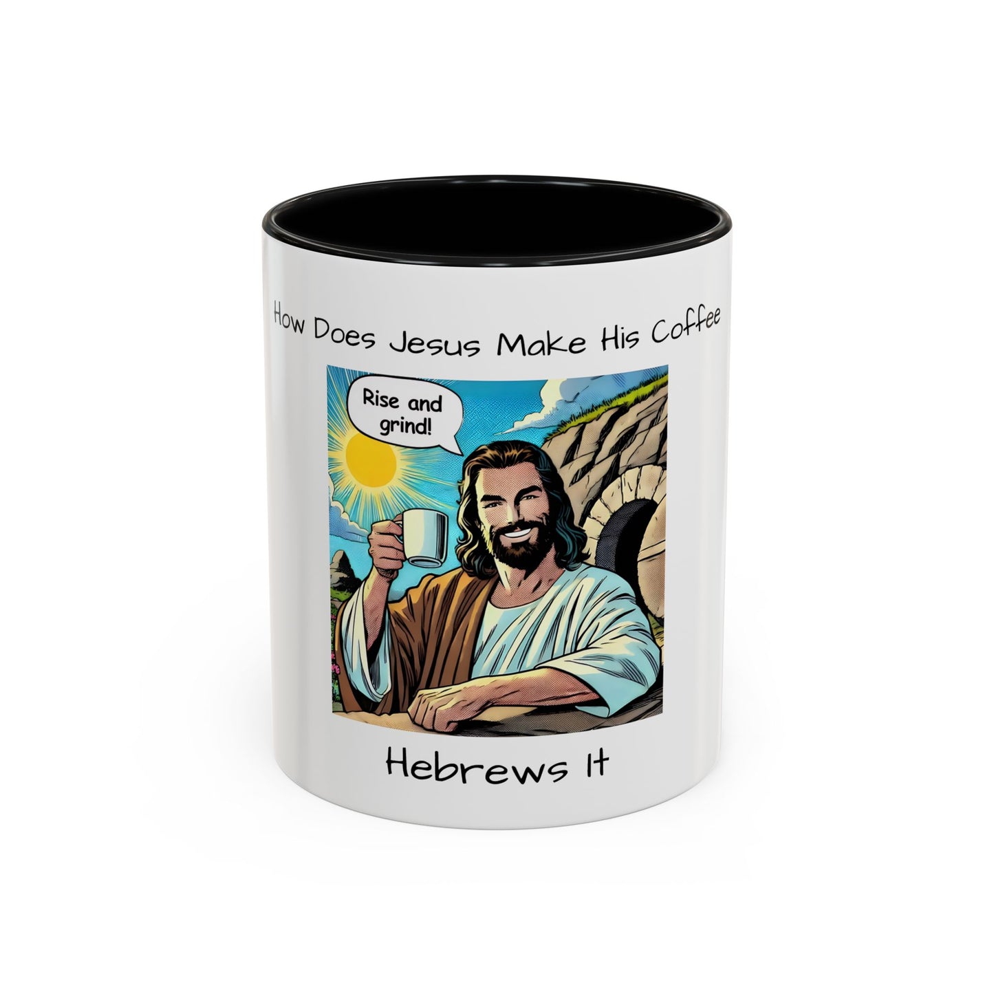 "Hebrews Accent Coffee Mug" (11, 15oz)