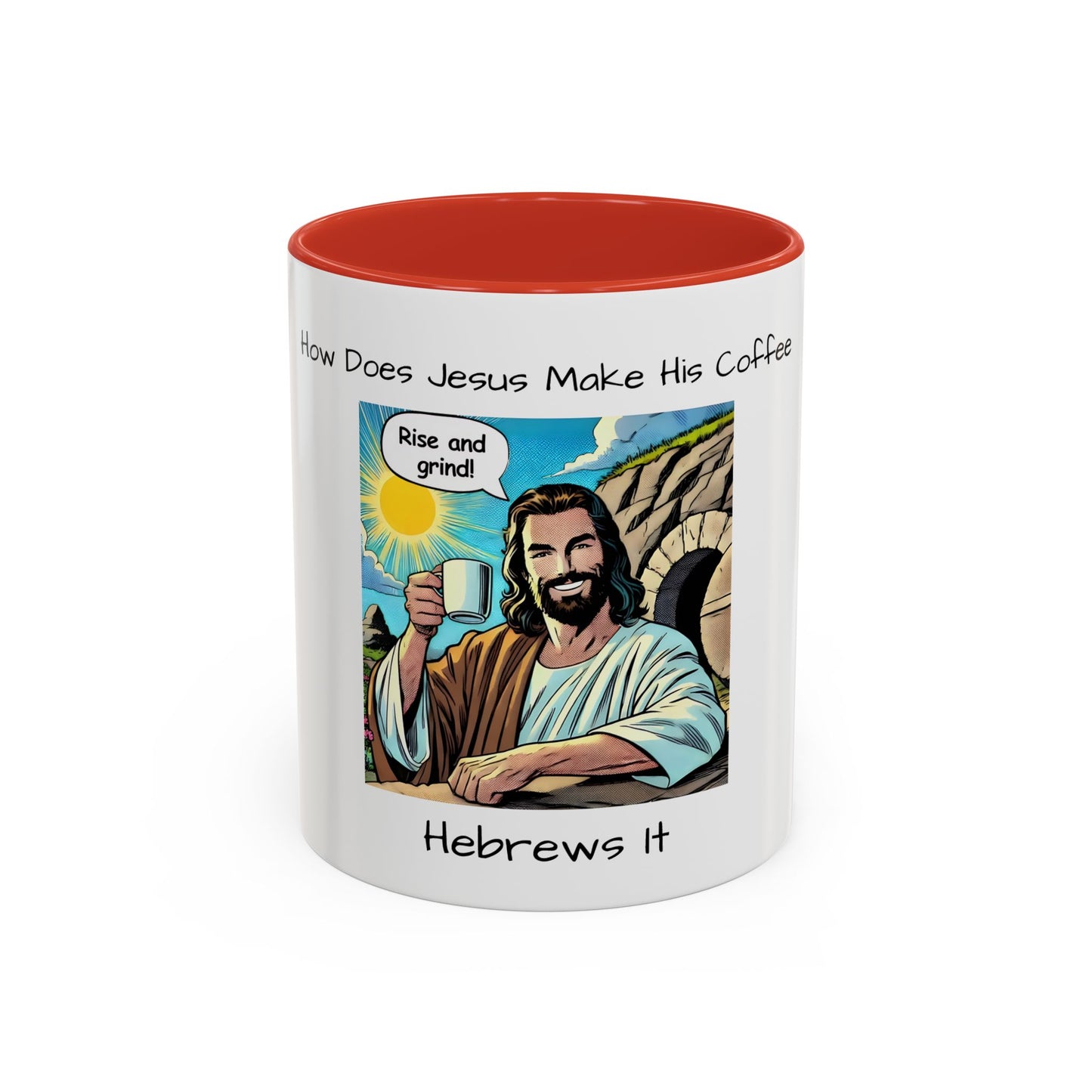 "Hebrews Accent Coffee Mug" (11, 15oz)