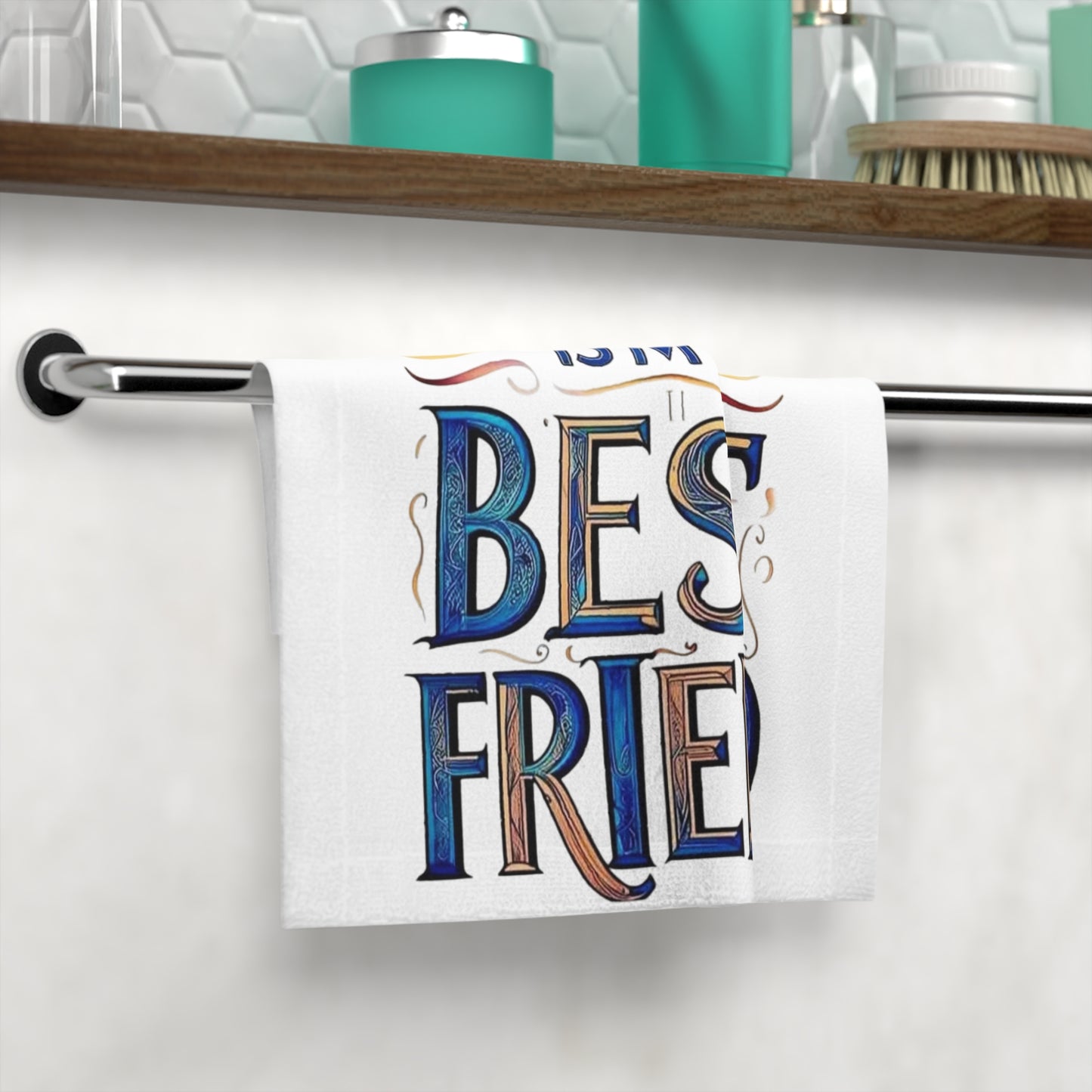 Jesus Is My Best Friend Face Towel