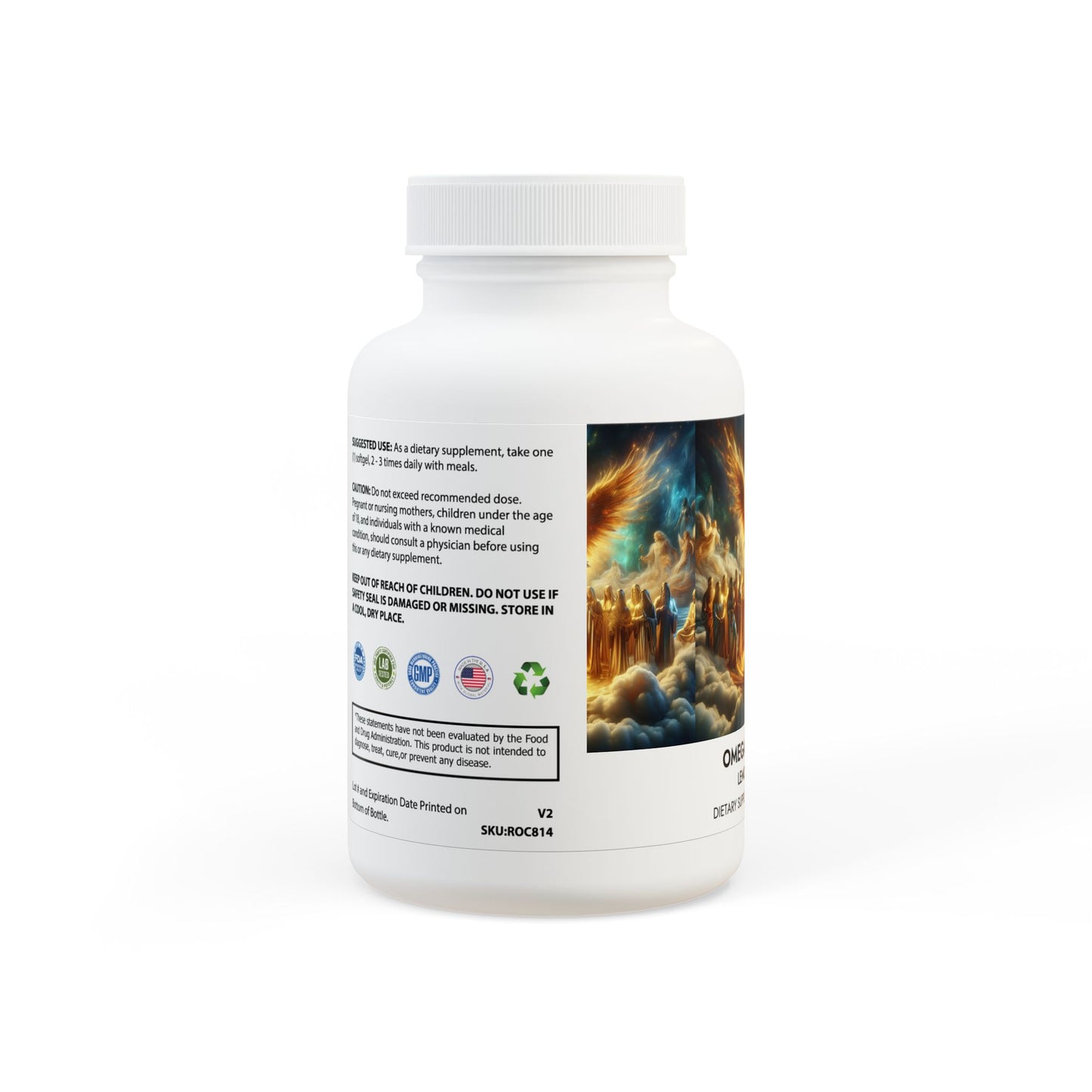 Heaven on Earth Omega 3 Fish Oil Supplement (60 Softgels)