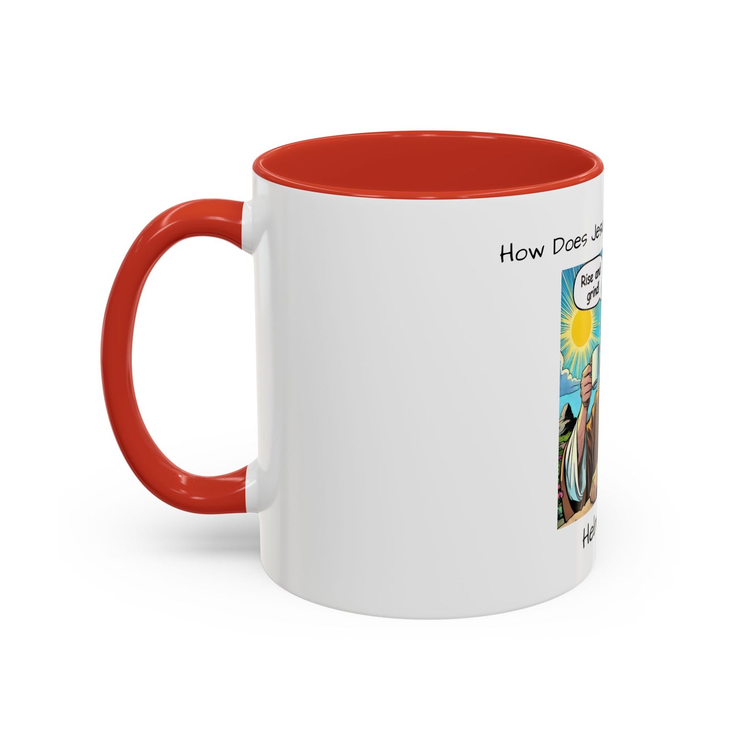 "Hebrews Accent Coffee Mug" (11, 15oz)