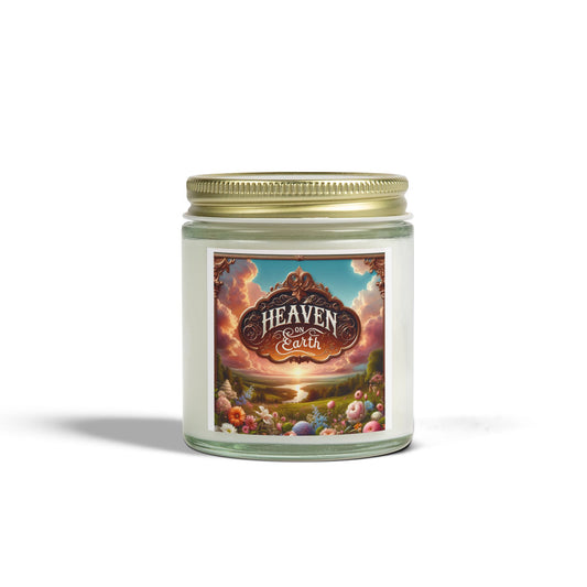 Heaven on Earth Scented Candles, Coconut Apricot Wax (4oz, 9oz)