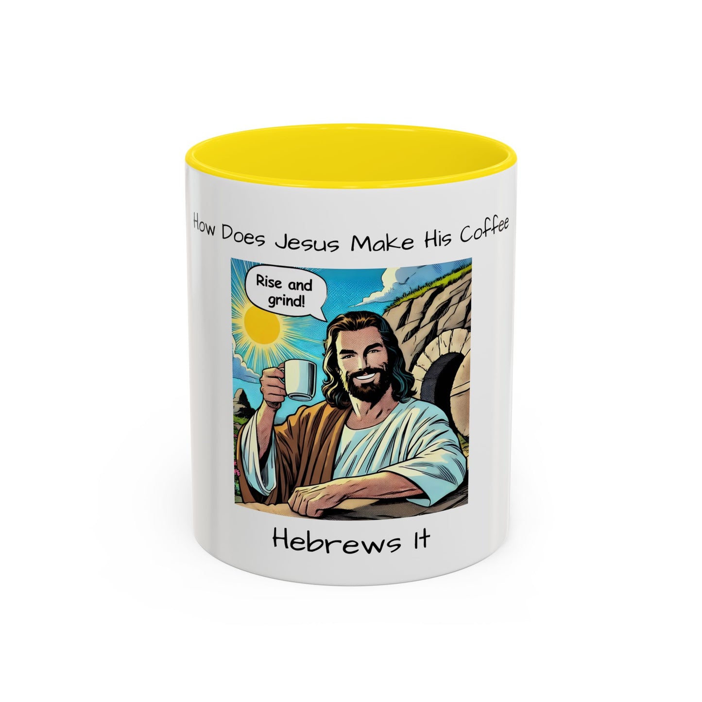 "Hebrews Accent Coffee Mug" (11, 15oz)