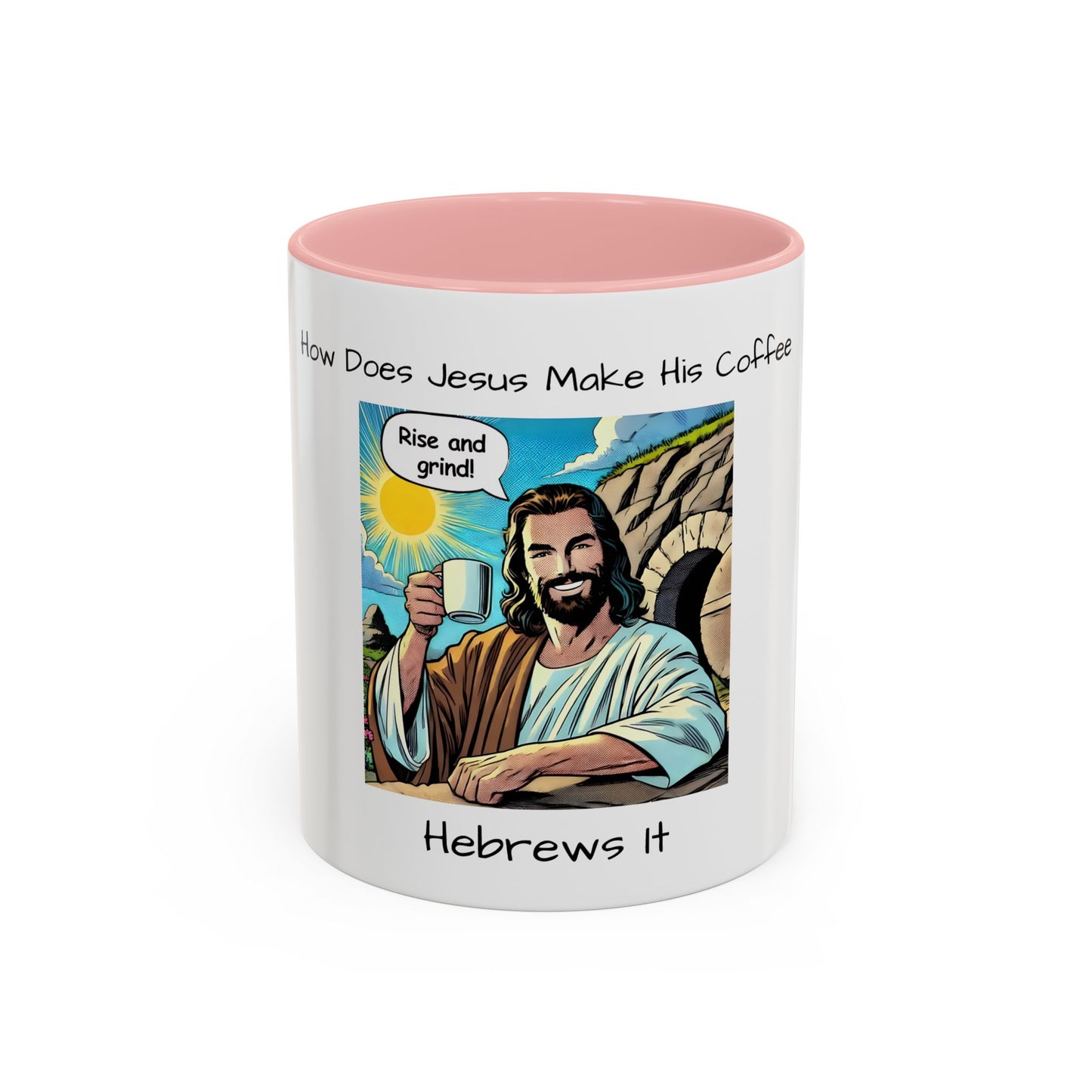 "Hebrews Accent Coffee Mug" (11, 15oz)