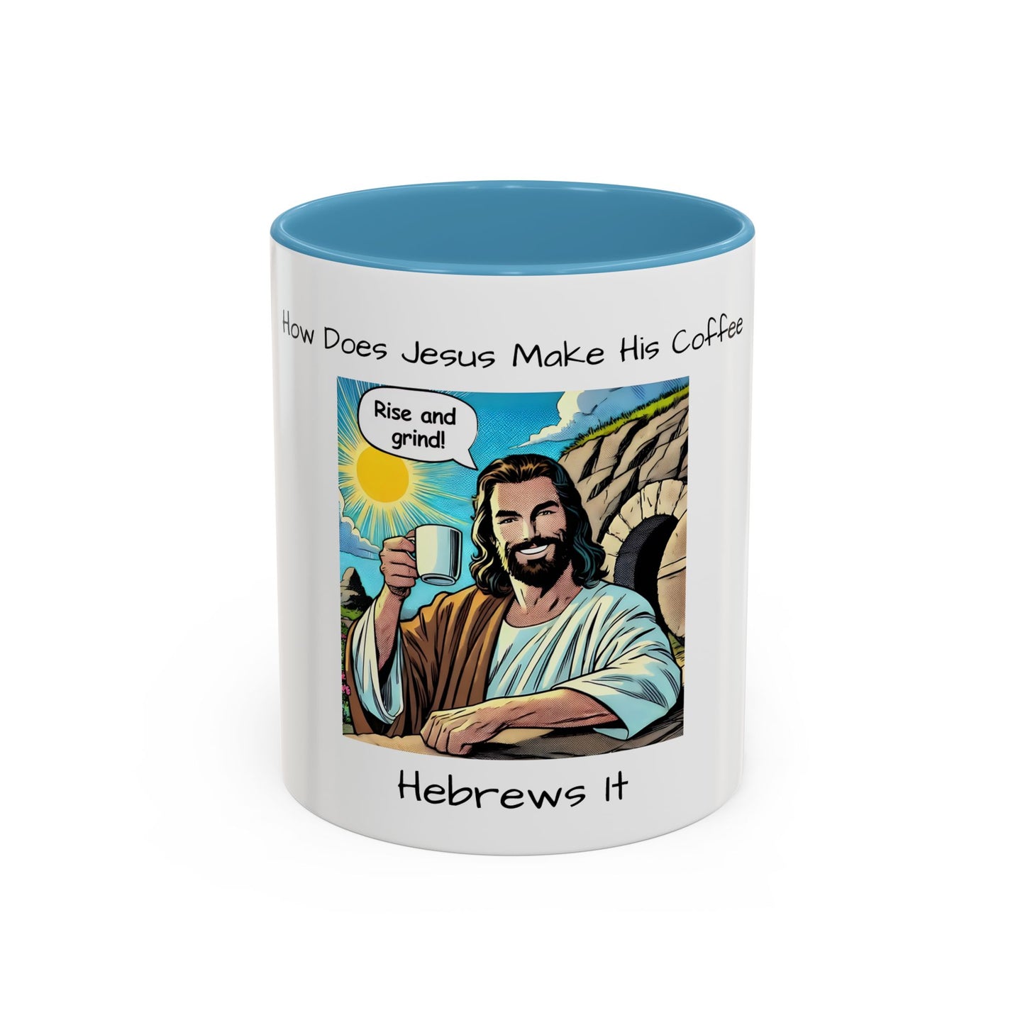 "Hebrews Accent Coffee Mug" (11, 15oz)