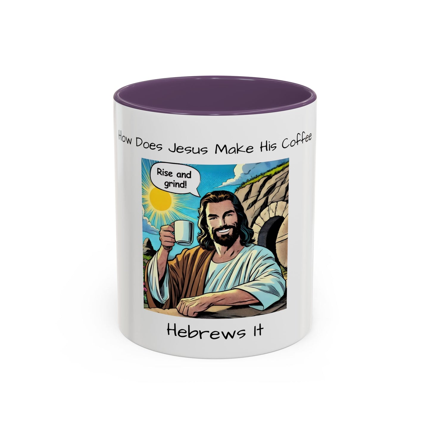 "Hebrews Accent Coffee Mug" (11, 15oz)