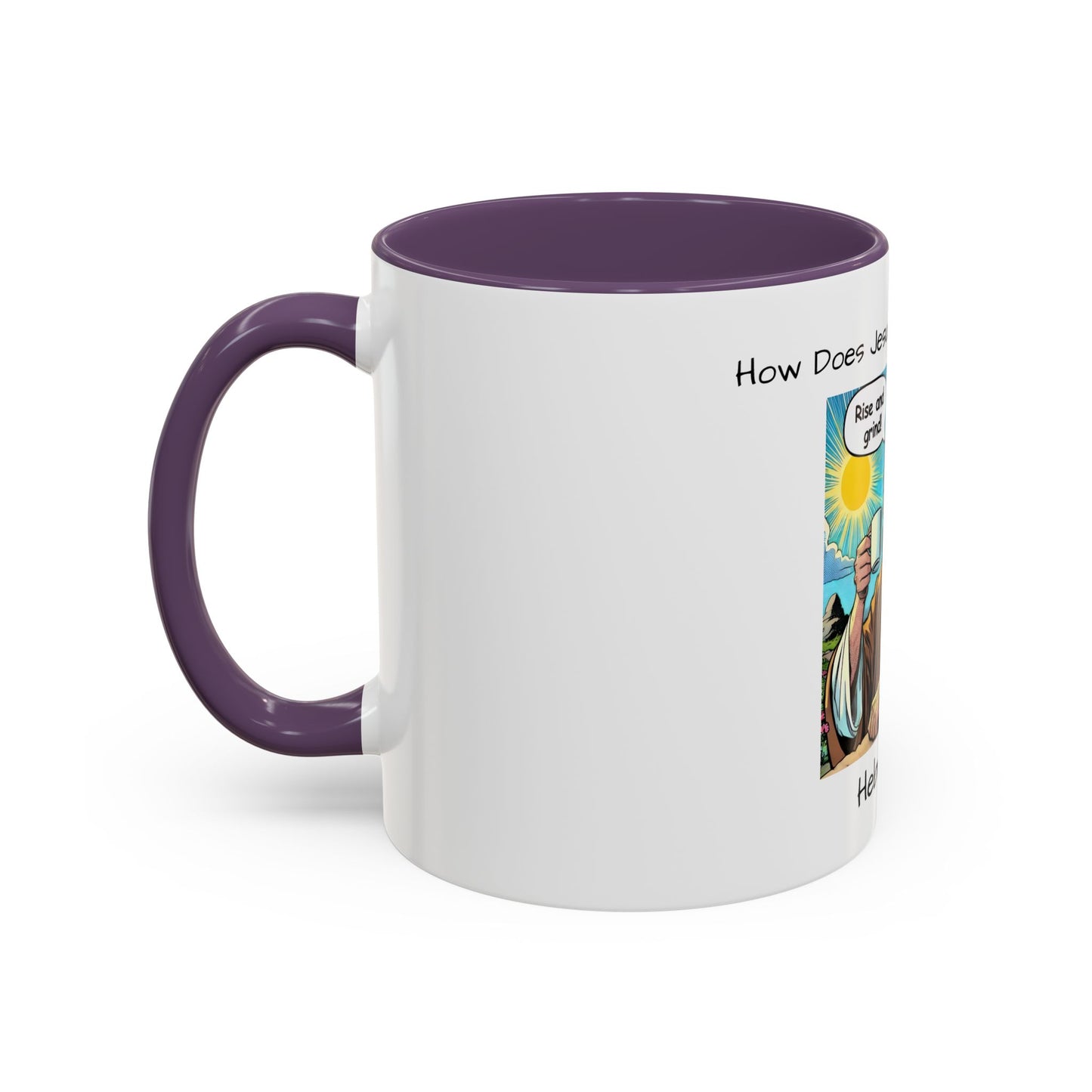 "Hebrews Accent Coffee Mug" (11, 15oz)