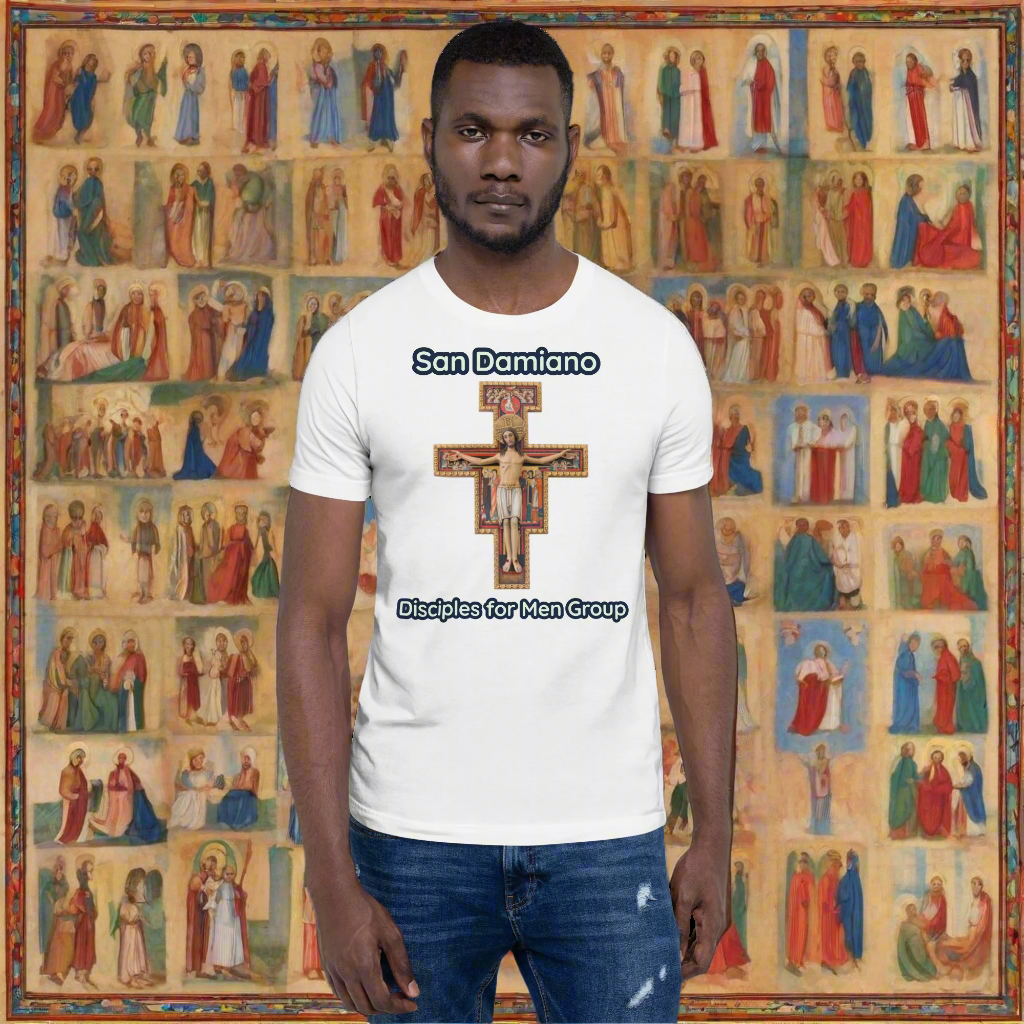 "San Damiano Cross Disciples for Men Group" classic tee